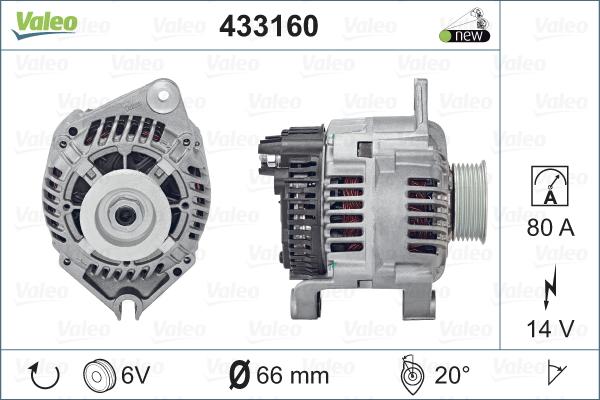 Valeo 433160 - Alternateur cwaw.fr