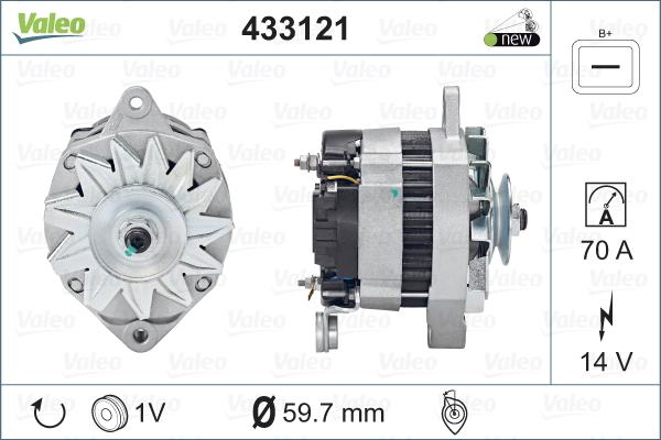 Valeo 433121 - Alternateur cwaw.fr