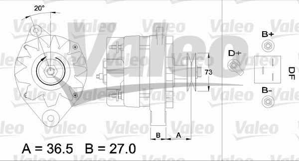 Valeo 433395 - Alternateur cwaw.fr