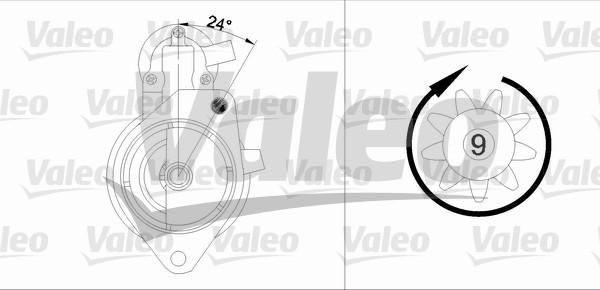 Valeo 433344 - Démarreur cwaw.fr