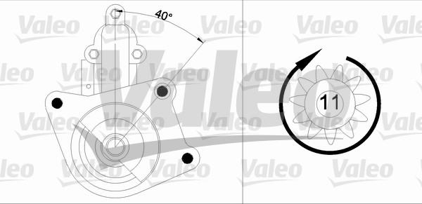 Valeo 433343 - Démarreur cwaw.fr