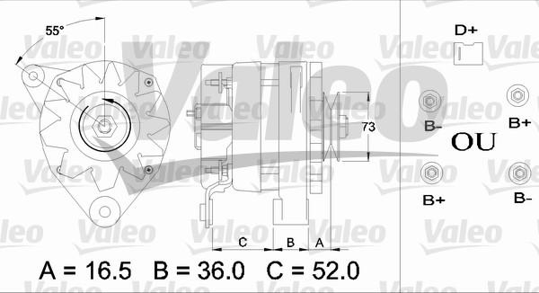 Valeo 433368 - Alternateur cwaw.fr