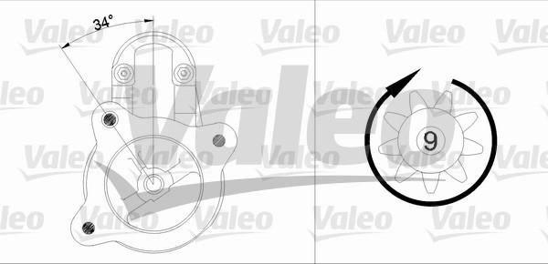 Valeo 433300 - Démarreur cwaw.fr