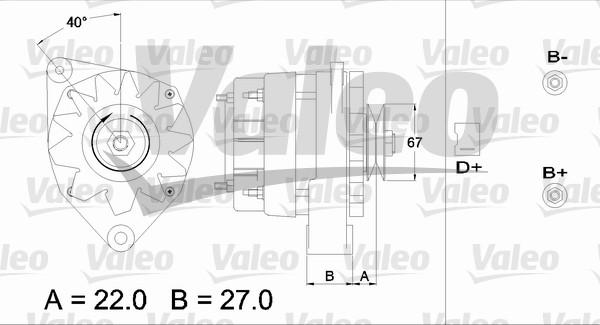 Valeo 433384 - Alternateur cwaw.fr