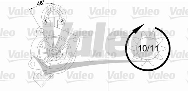 Valeo 433339 - Démarreur cwaw.fr