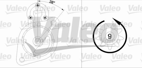 Valeo 433334 - Démarreur cwaw.fr