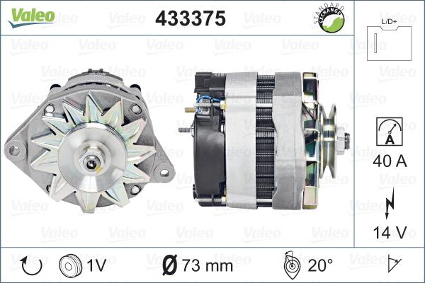 Valeo 433375 - Alternateur cwaw.fr