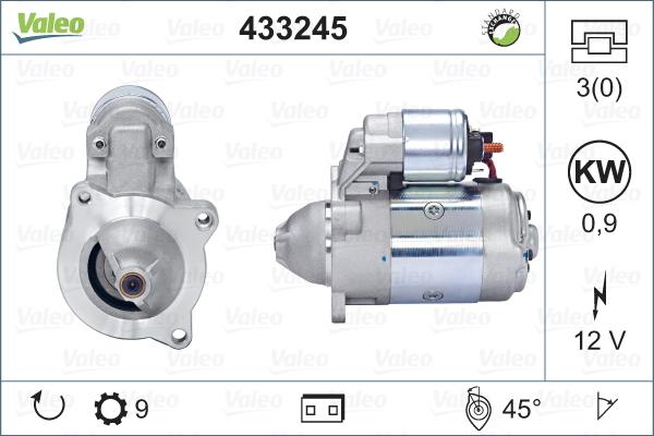 Valeo 433245 - Démarreur cwaw.fr