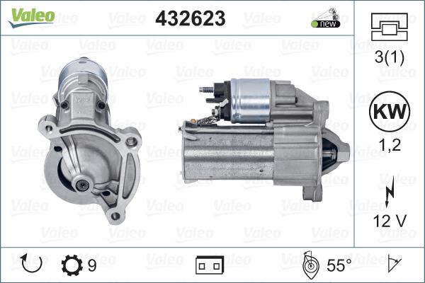 Valeo 432623 - Démarreur cwaw.fr