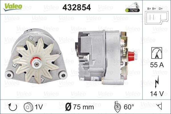 Valeo 432854 - Alternateur cwaw.fr