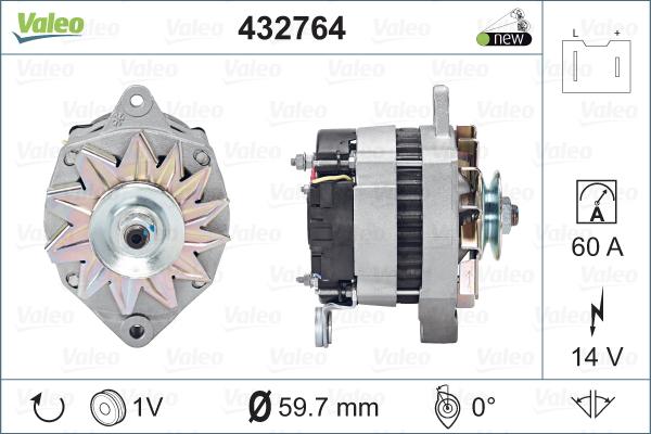 Valeo 432764 - Alternateur cwaw.fr