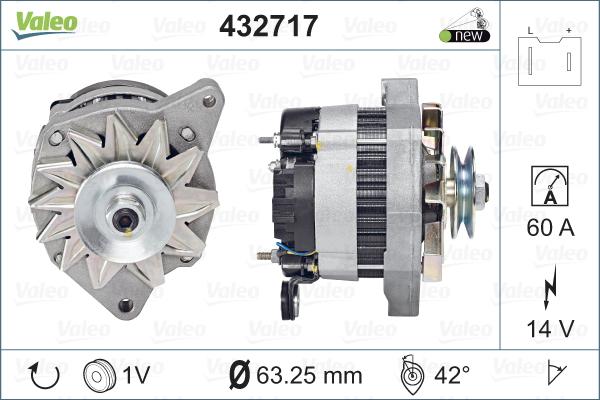 Valeo 432717 - Alternateur cwaw.fr