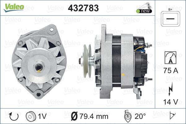 Valeo 432783 - Alternateur cwaw.fr