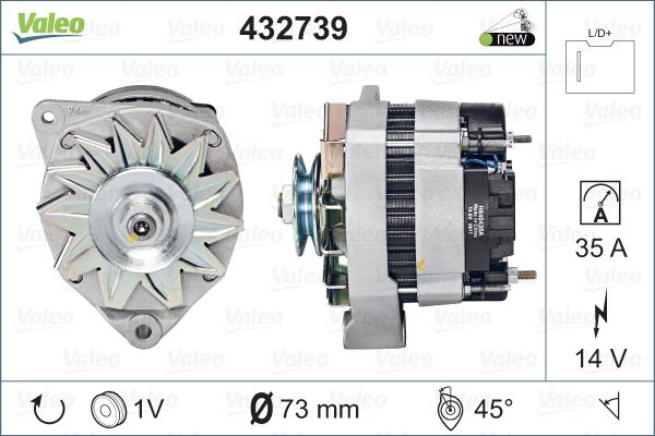 Valeo 432739 - Alternateur cwaw.fr