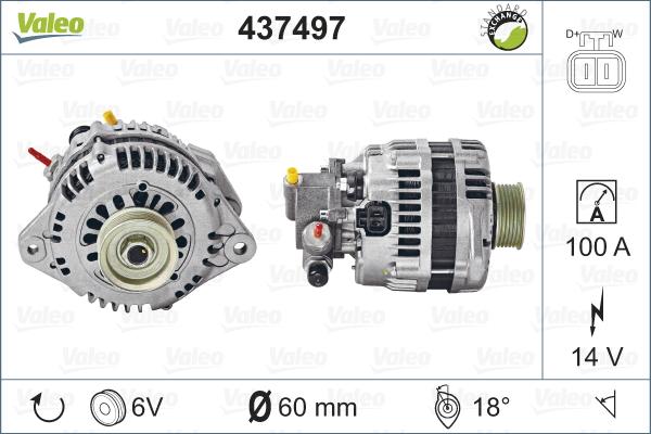 Valeo 437497 - Alternateur cwaw.fr