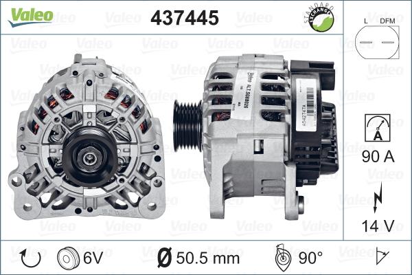 Valeo 437445 - Alternateur cwaw.fr