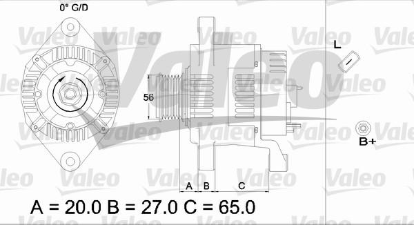 Valeo 437443 - Alternateur cwaw.fr