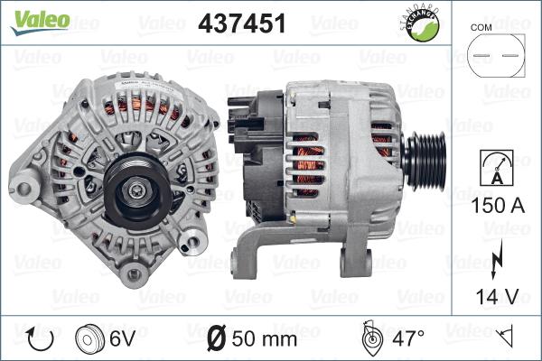 Valeo 437451 - Alternateur cwaw.fr