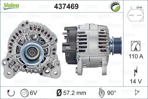 Valeo 437469 - Alternateur cwaw.fr