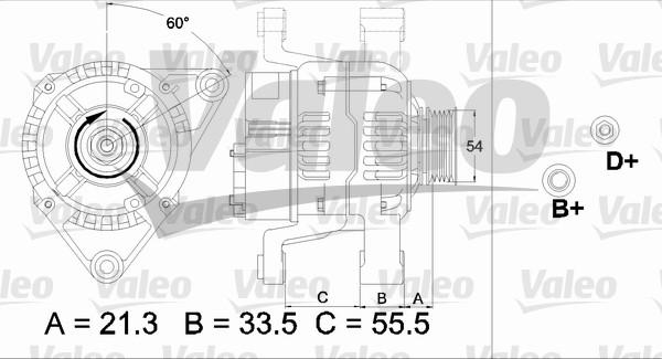 Valeo 437466 - Alternateur cwaw.fr