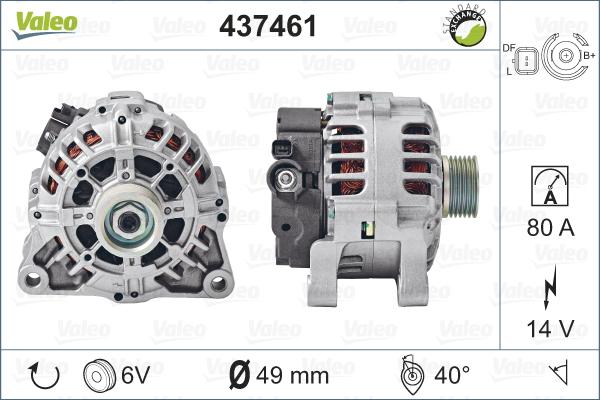 Valeo 437461 - Alternateur cwaw.fr