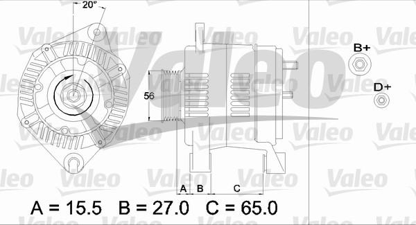 Valeo 437462 - Alternateur cwaw.fr