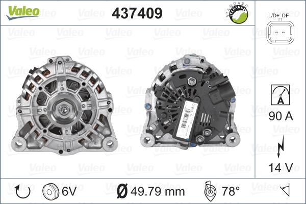 Valeo 437409 - Alternateur cwaw.fr