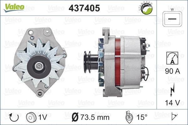 Valeo 437405 - Alternateur cwaw.fr