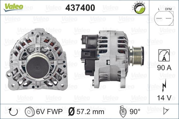 Valeo 437400 - Alternateur cwaw.fr