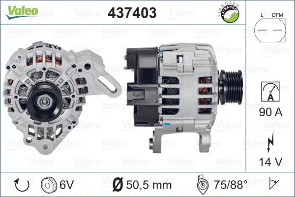 Valeo 437403 - Alternateur cwaw.fr