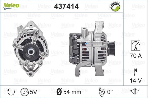 Valeo 437414 - Alternateur cwaw.fr