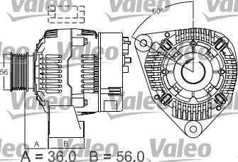 Valeo 437489 - Alternateur cwaw.fr