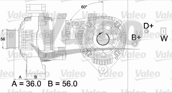 Valeo 437489 - Alternateur cwaw.fr