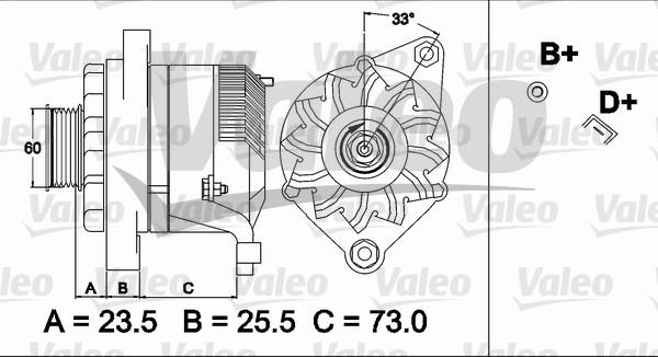 Valeo 437487 - Alternateur cwaw.fr