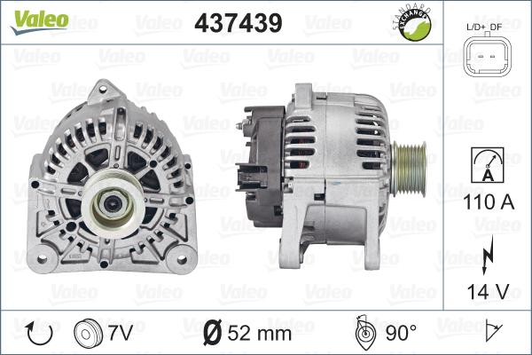 Valeo 437439 - Alternateur cwaw.fr