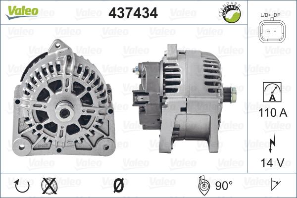 Valeo 437434 - Alternateur cwaw.fr