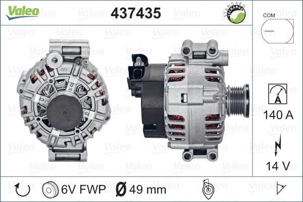 Valeo 437435 - Alternateur cwaw.fr