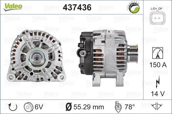 Valeo 437436 - Alternateur cwaw.fr