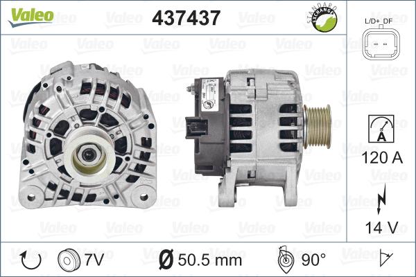 Valeo 437437 - Alternateur cwaw.fr