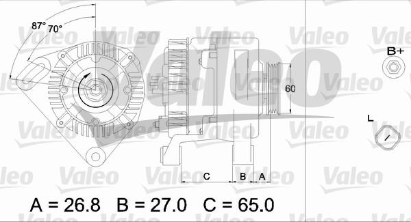 Valeo 437428 - Alternateur cwaw.fr