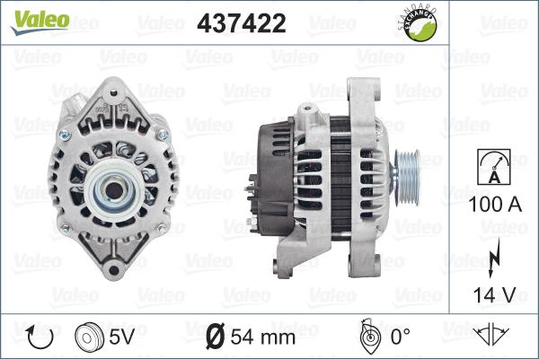 Valeo 437422 - Alternateur cwaw.fr