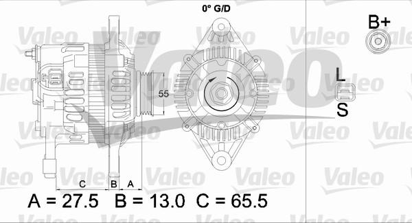 Valeo 437478 - Alternateur cwaw.fr