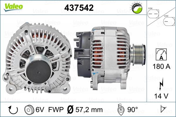 Valeo 437542 - Alternateur cwaw.fr