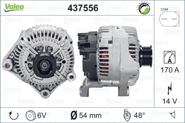 Valeo 437556 - Alternateur cwaw.fr