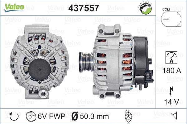 Valeo 437557 - Alternateur cwaw.fr