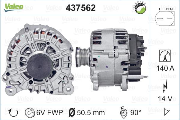 Valeo 437562 - Alternateur cwaw.fr