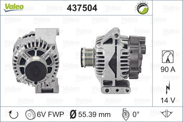 Valeo 437504 - Alternateur cwaw.fr