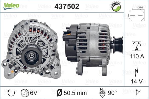 Valeo 437502 - Alternateur cwaw.fr