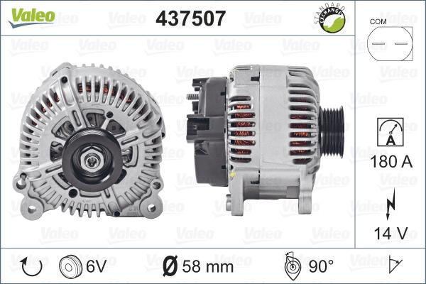 Valeo 437507 - Alternateur cwaw.fr