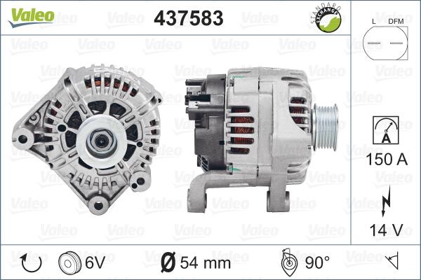 Valeo 437583 - Alternateur cwaw.fr